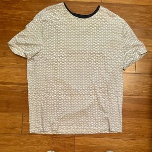 Men’s express stretch palm tree pattern tee XL